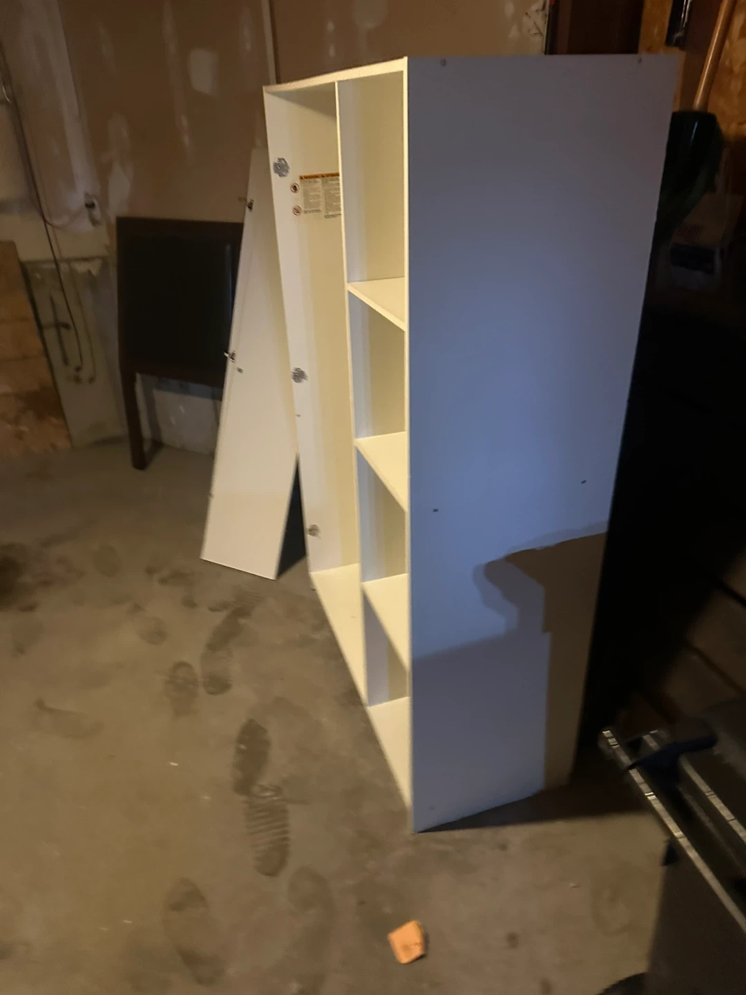 White Wardrobe with Shelving