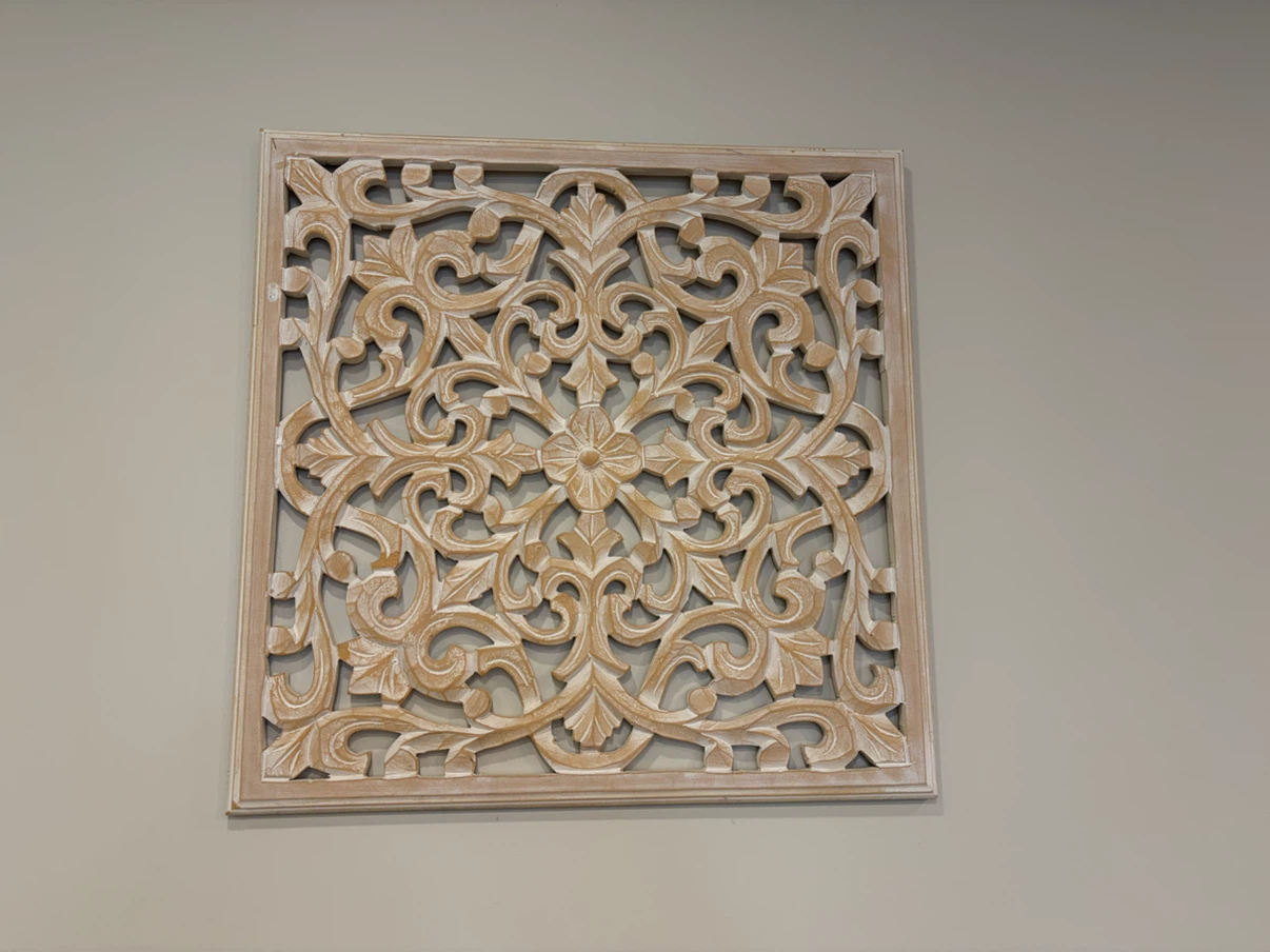 Decorative Carved Wood Wall Panel