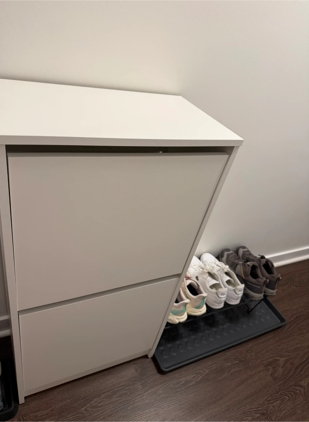 IKEA White Shoe Cabinet