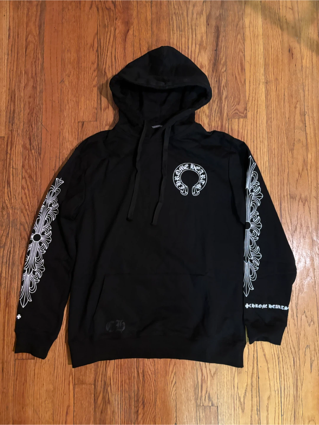 Chrome Hearts Black Hoodie-M