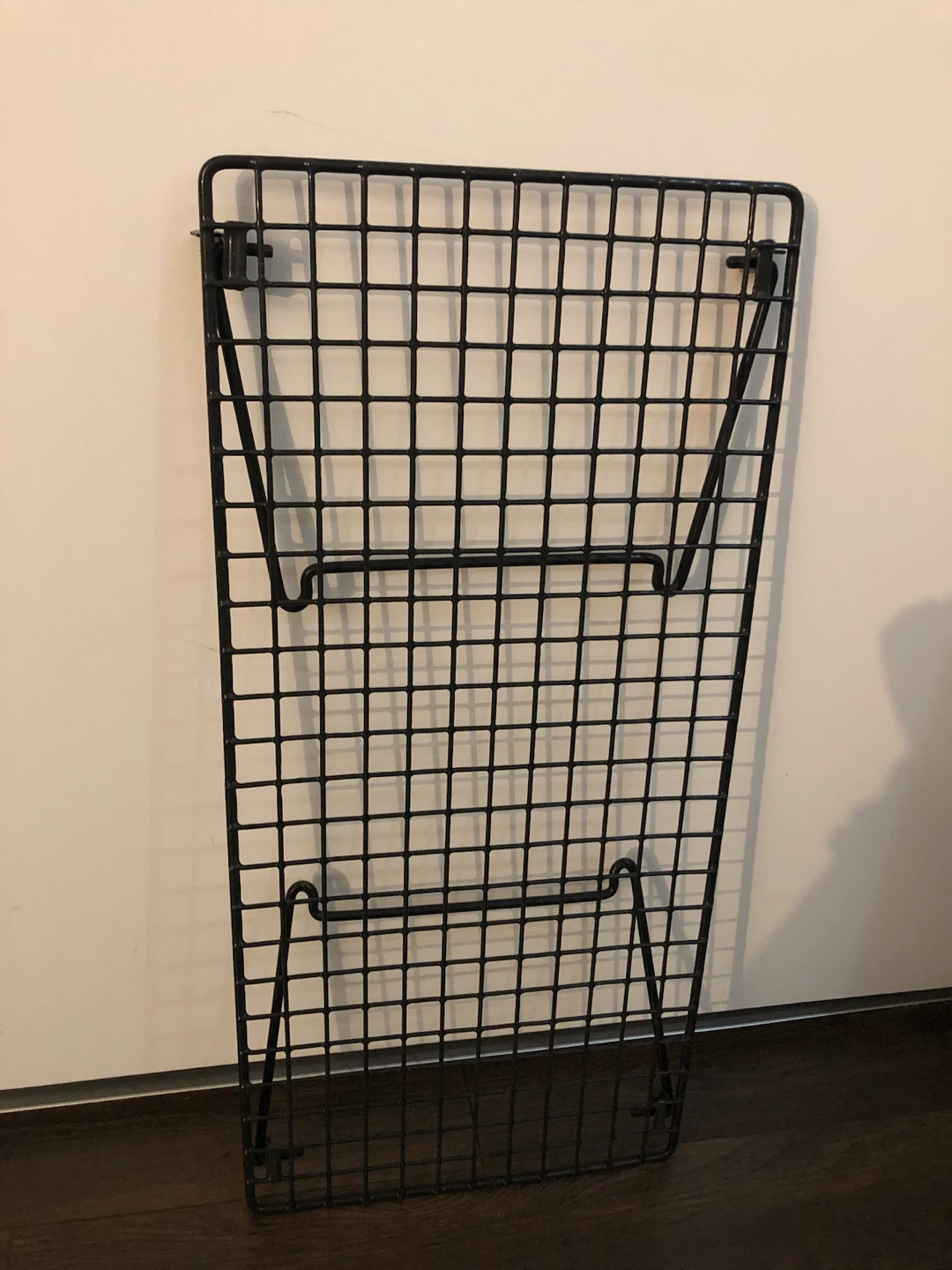 IKEA Black Metal Wire Folding Rack