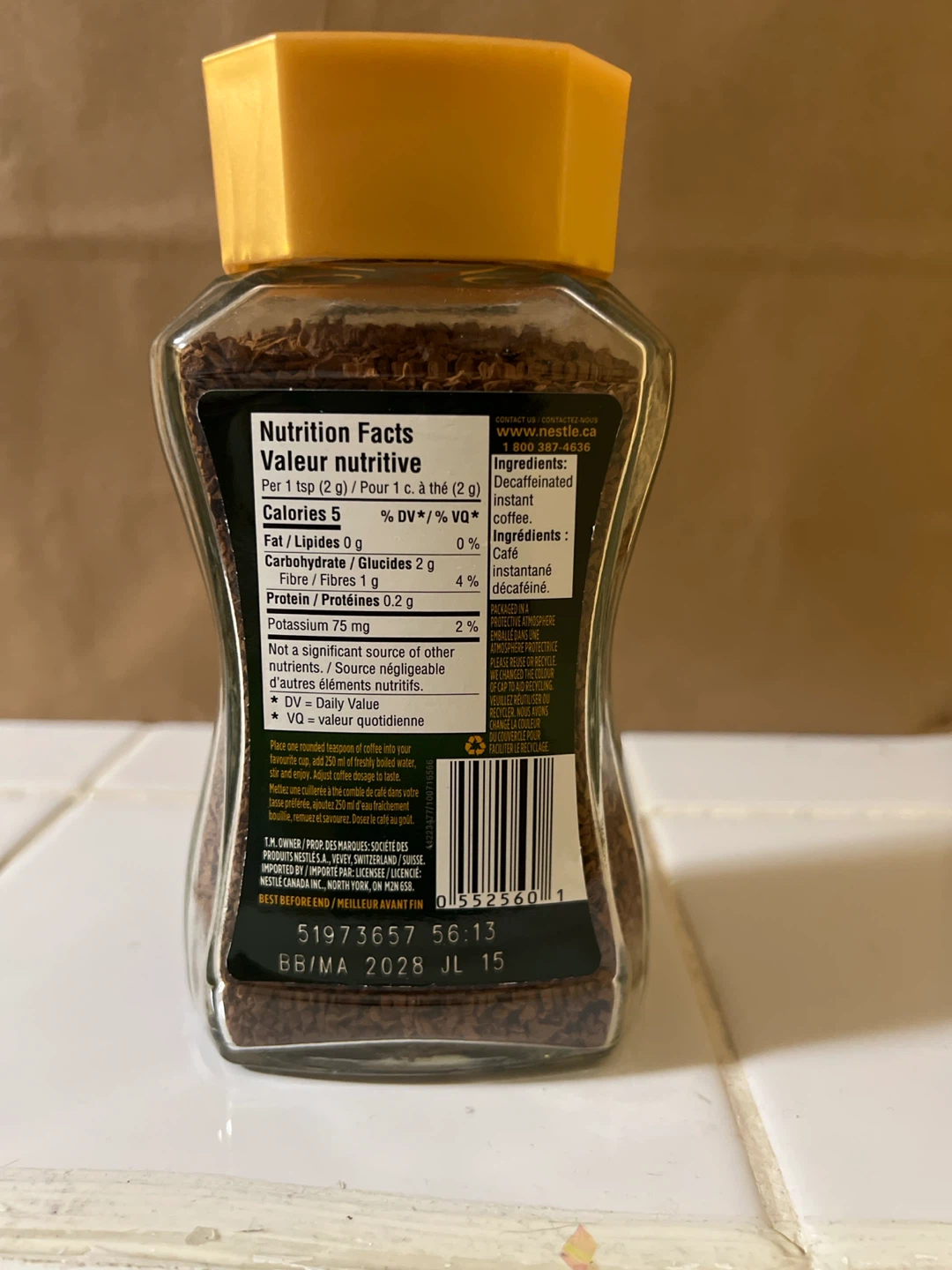Nescafe Taster's Choice Decaffeinated Instant Coffee 100g - photo 2