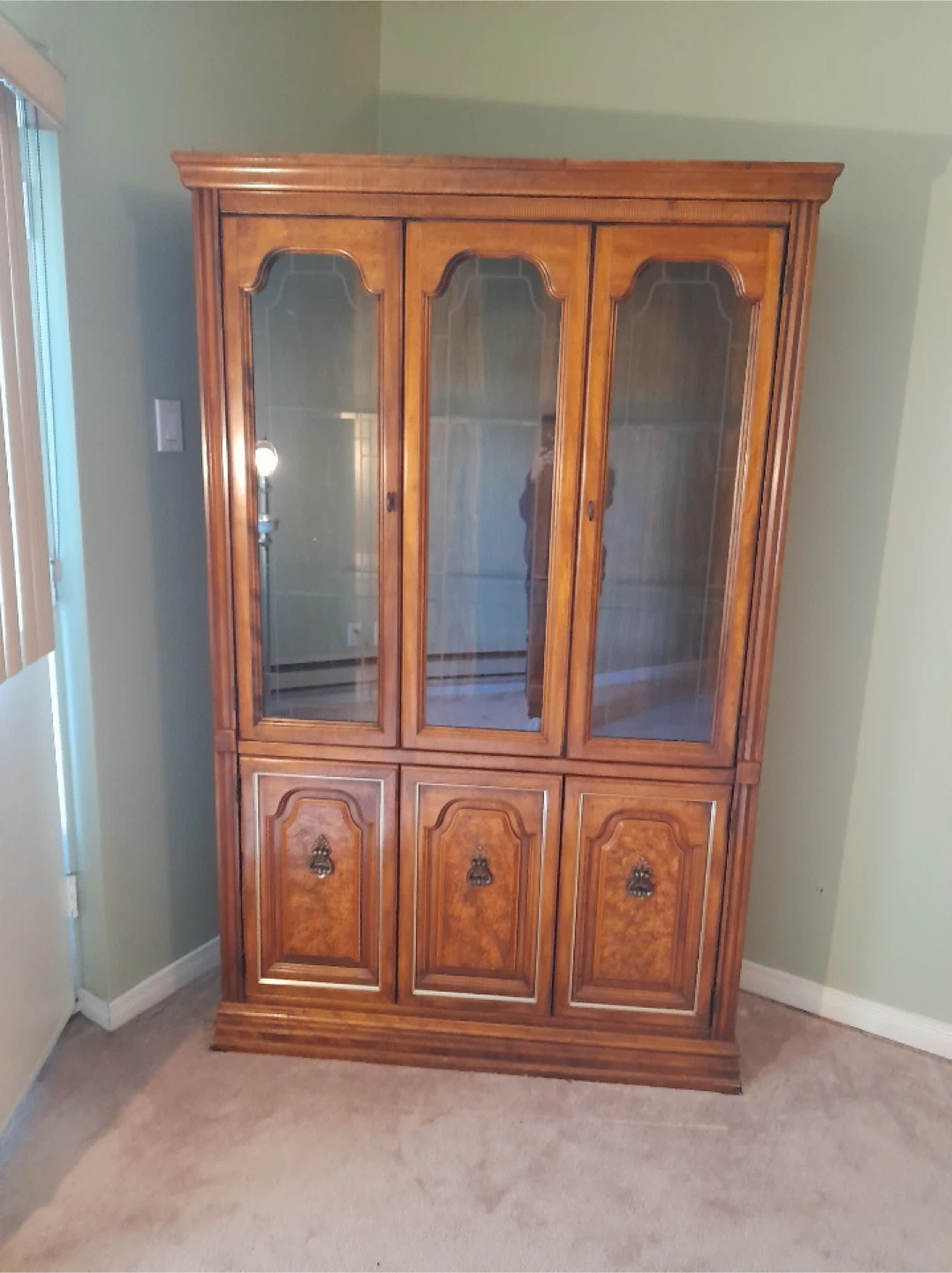 Traditional Wooden China Cabinet