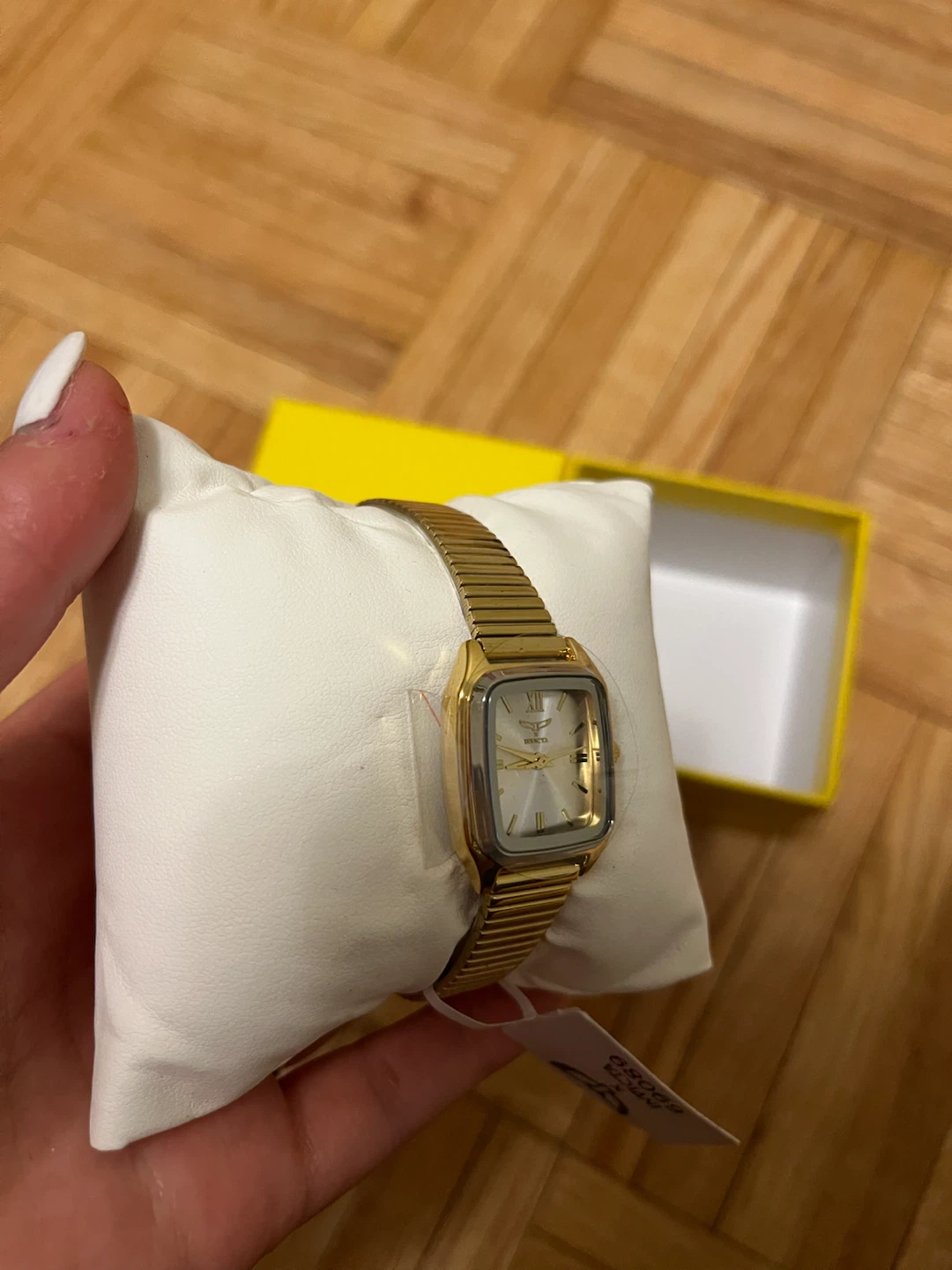 NEW Invicta Gold Women’s Rectangular Watch + Box - photo 5