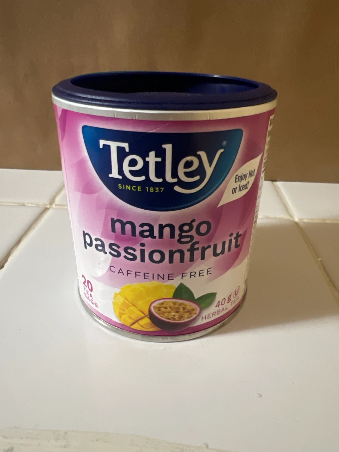 Tetley Mango Passionfruit Herbal Tea