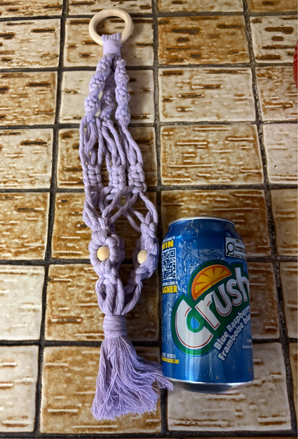 Lavender Macrame Plant Hanger - photo 2