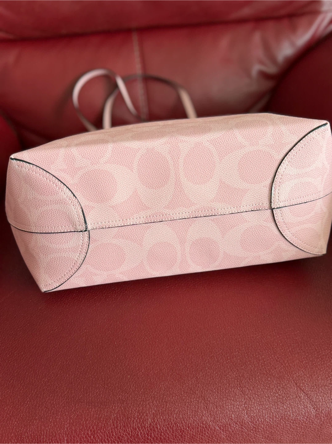Coach Signature Print Tote Bag in Pink - photo 2