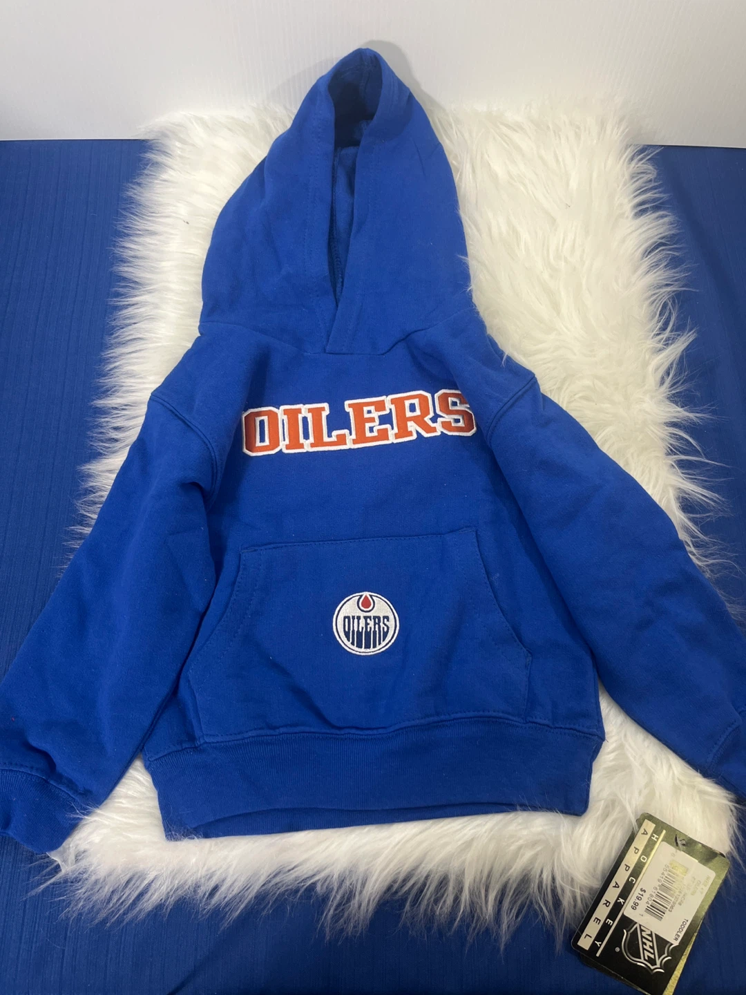 Oilers Toddler Hoodie 4T NWT + FREE Vintage Cards! - photo 2