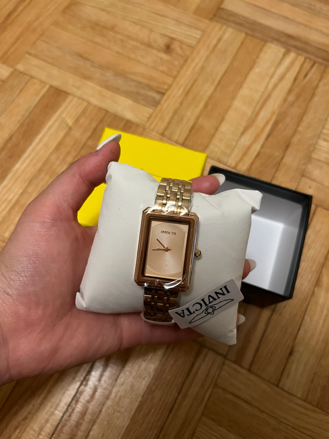 Invicta 69327 Women’s Rose Gold Rectangular Watch NIB - photo 2