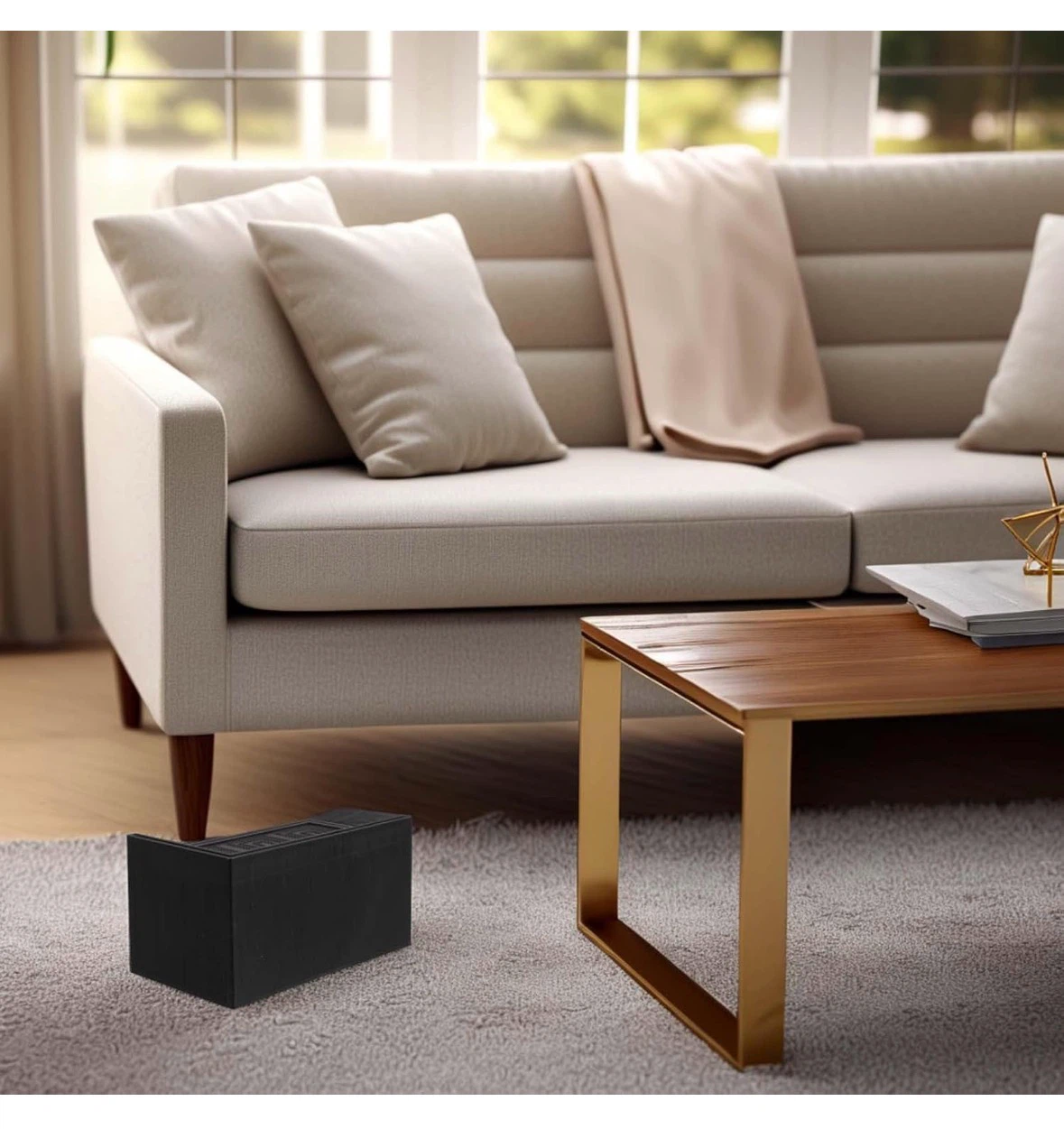Black Furniture Height Risers