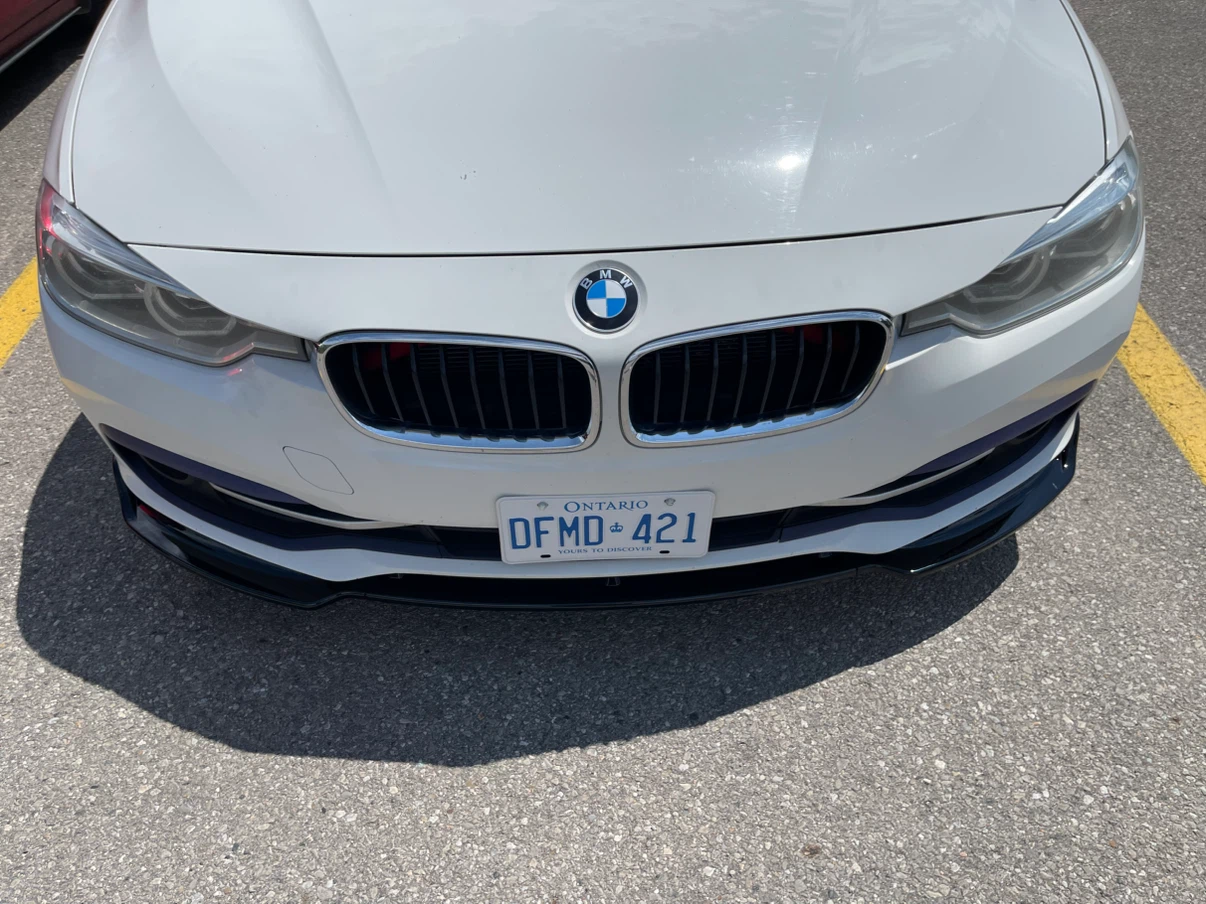 BMW 3 Series front bumper lip spoiler