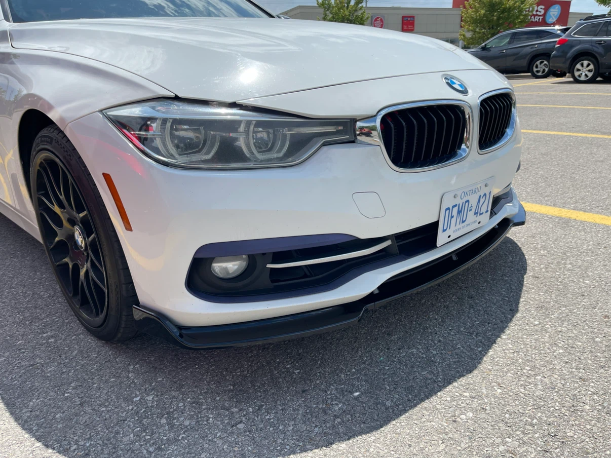 BMW 3 Series front bumper lip spoiler - photo 2