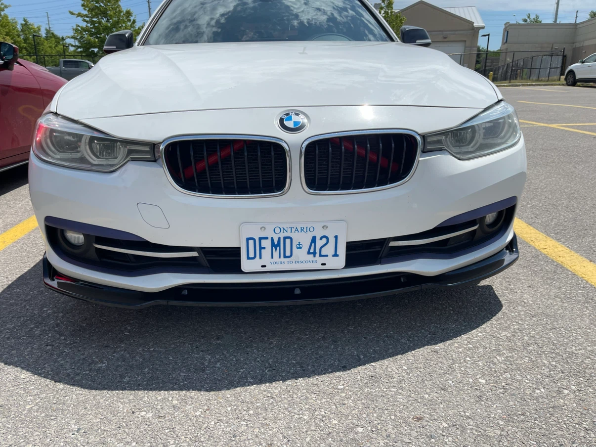 BMW 3 Series front bumper lip spoiler - photo 3