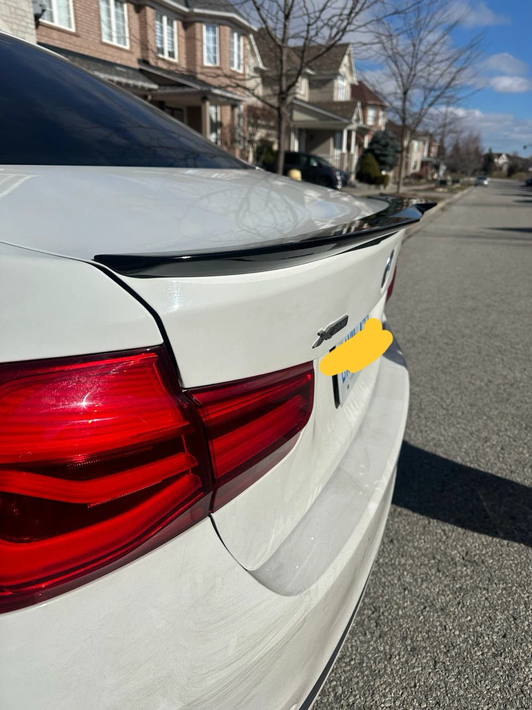 BMW 3 Series F30 Gloss Black Trunk Spoiler - photo 3
