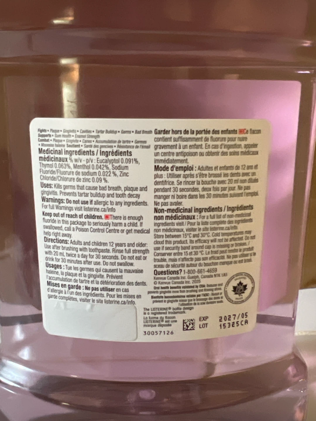 Listerine Total Care Zero Alcohol Mouthwash 1.5L - photo 3