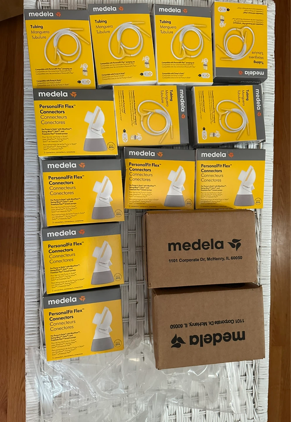 Huge Medela Replacement Parts & Accessories Bundle (Brand New)