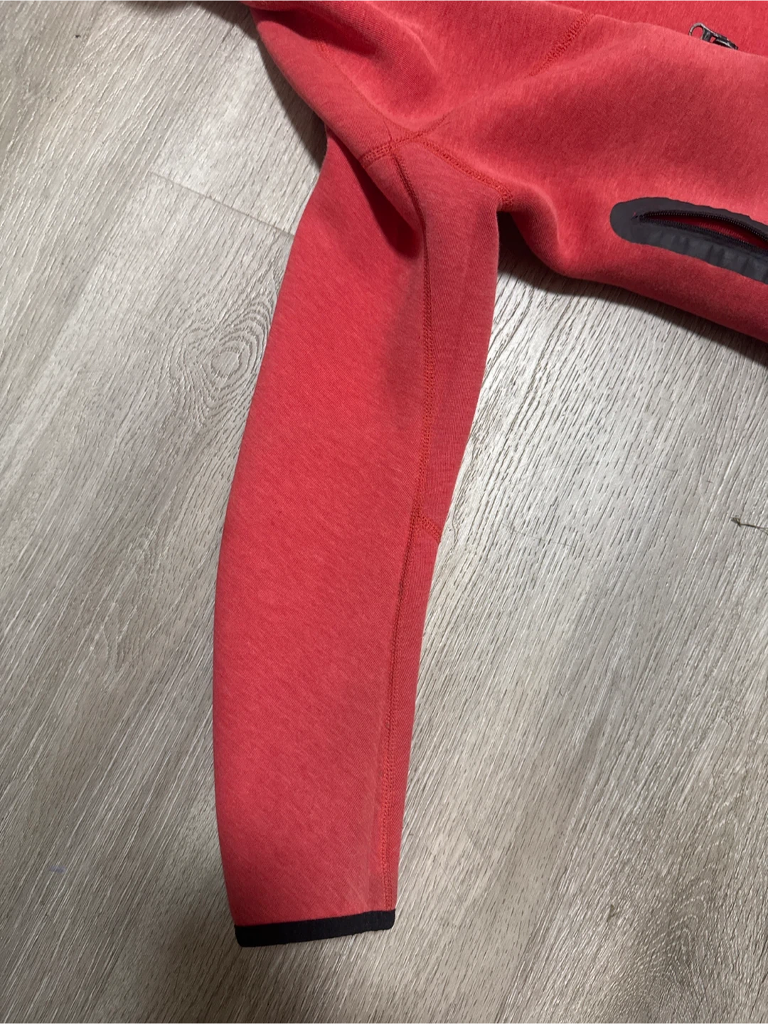 Nike Tech Fleece Full-Zip Hoodie Red - photo 2