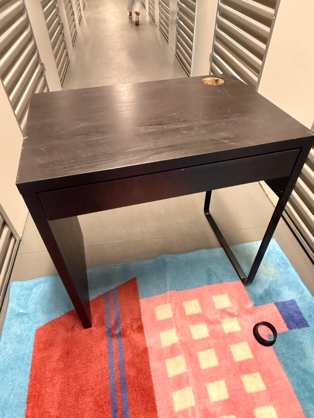 Dark Brown Wooden Desk