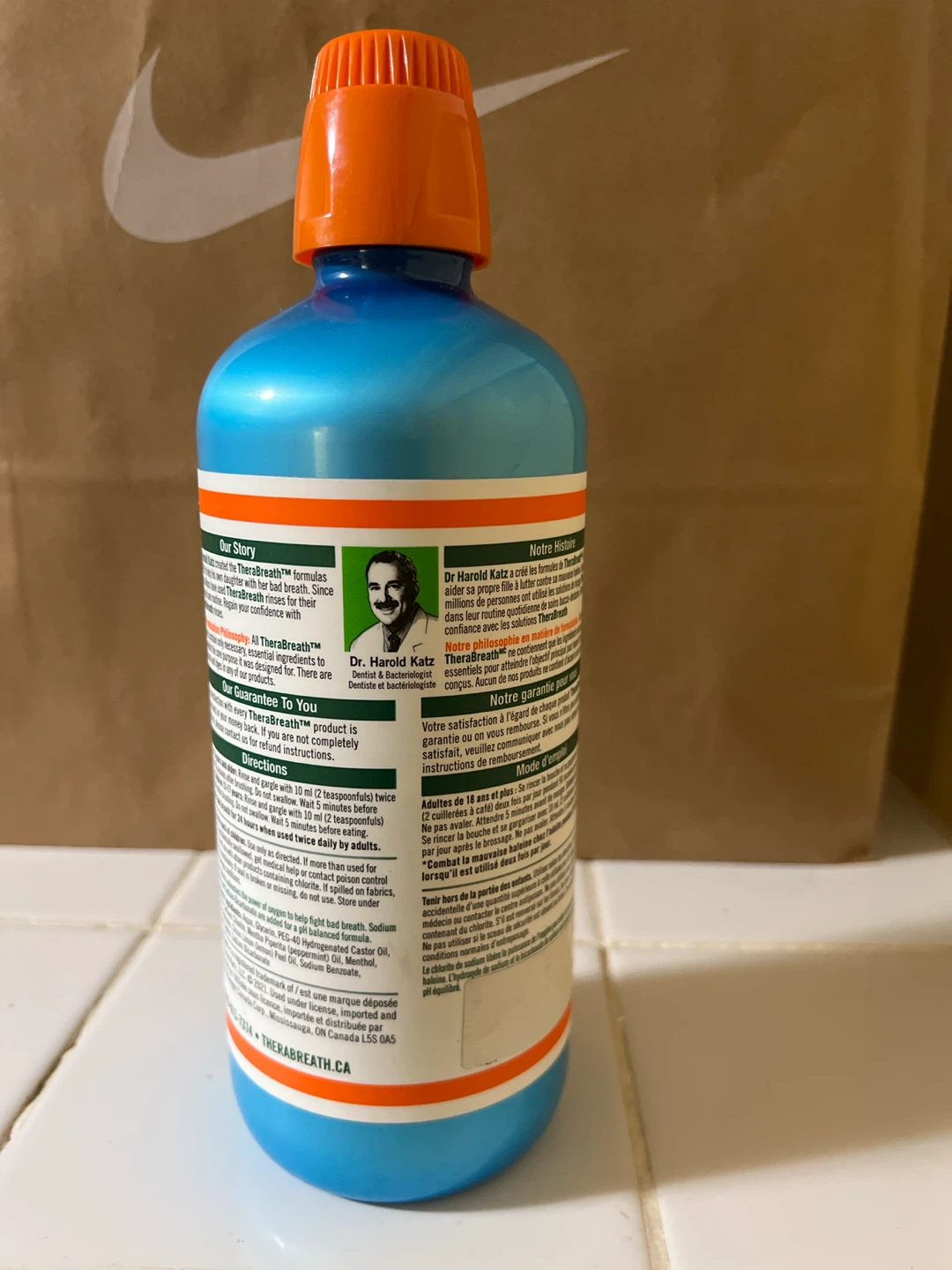 TheraBreath Icy Mint Oral Rinse 1L - photo 3