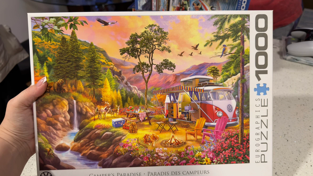 EuroGraphics 1000 Piece Camper's Paradise Puzzle