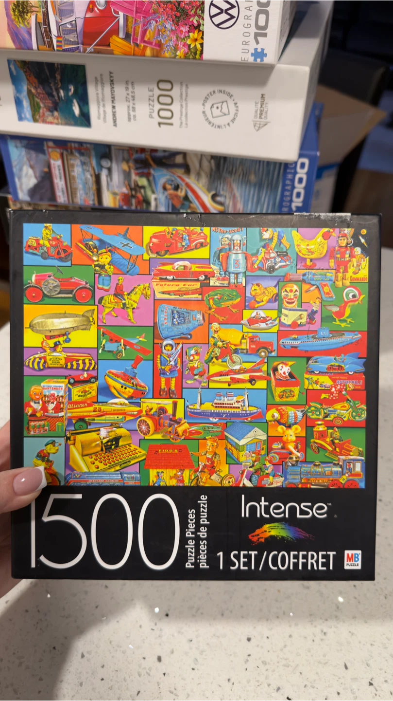 MB Puzzle Intense 1500 Piece Toy Collage