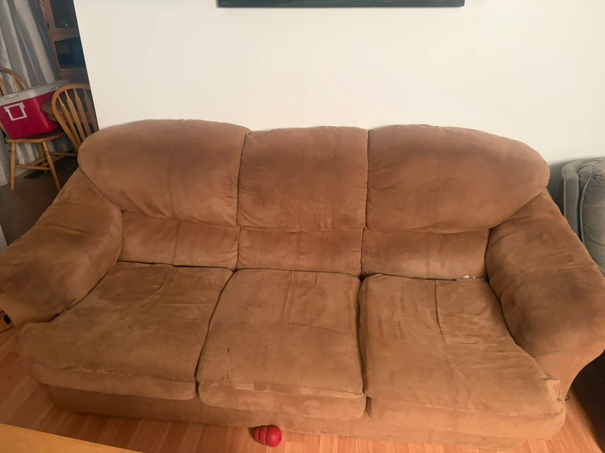 Brown 3-Seater Sofa