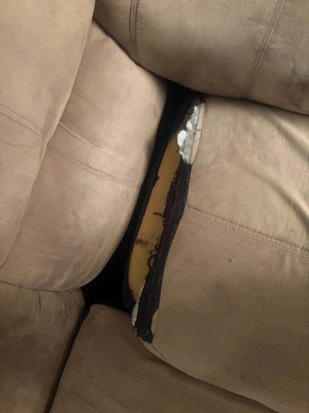 Brown 3-Seater Sofa - photo 2