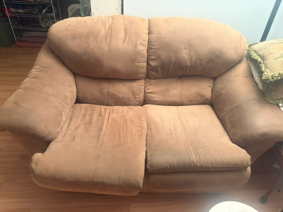 Brown 3-Seater Sofa - photo 3