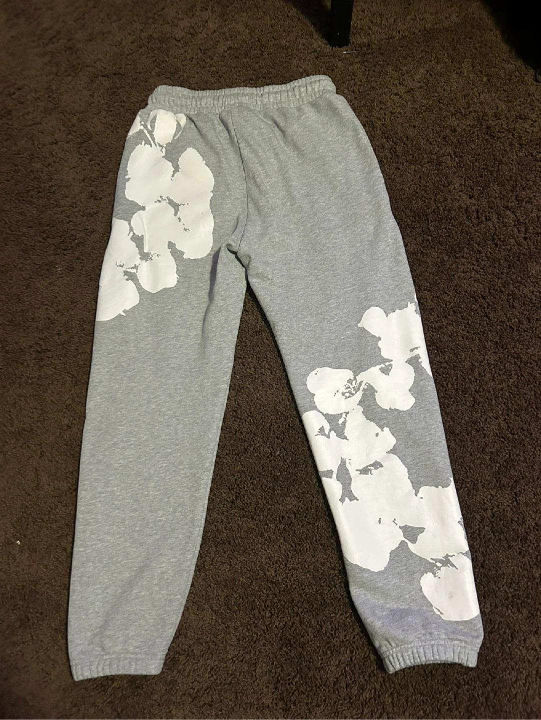 Denim Tears Cotton Wreath Sweatpants Grey - photo 2