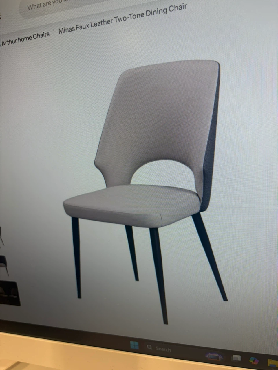 Round Glass Dining Table + 4 Chairs - photo 2