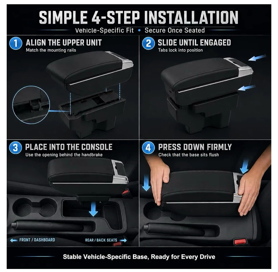 Hyundai Venue Center Console Armrest Organizer - photo 5