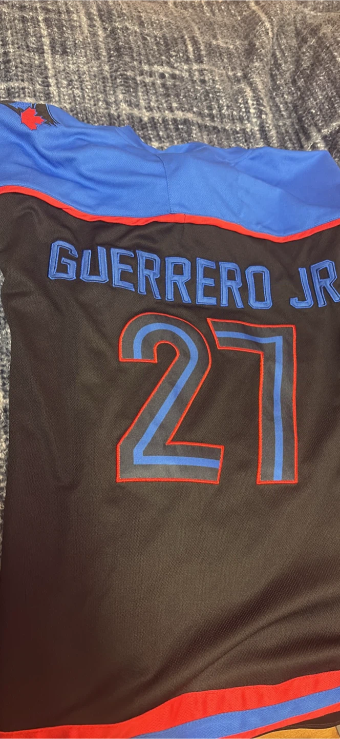 Toronto Blue Jays Guerrero Jr. Jersey (hockey jersey)