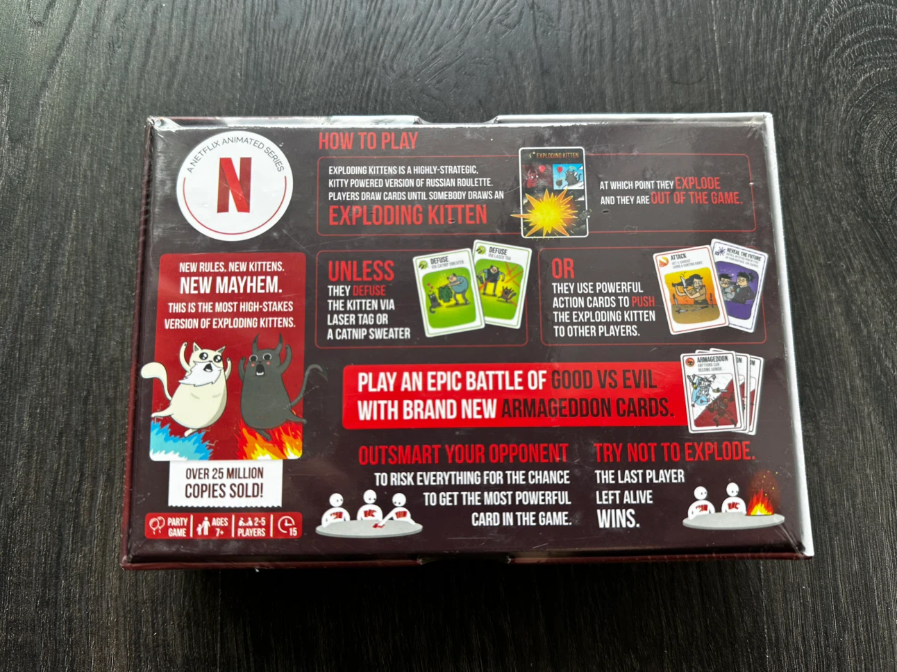 Exploding Kittens Good vs Evil Card Game - New - photo 2