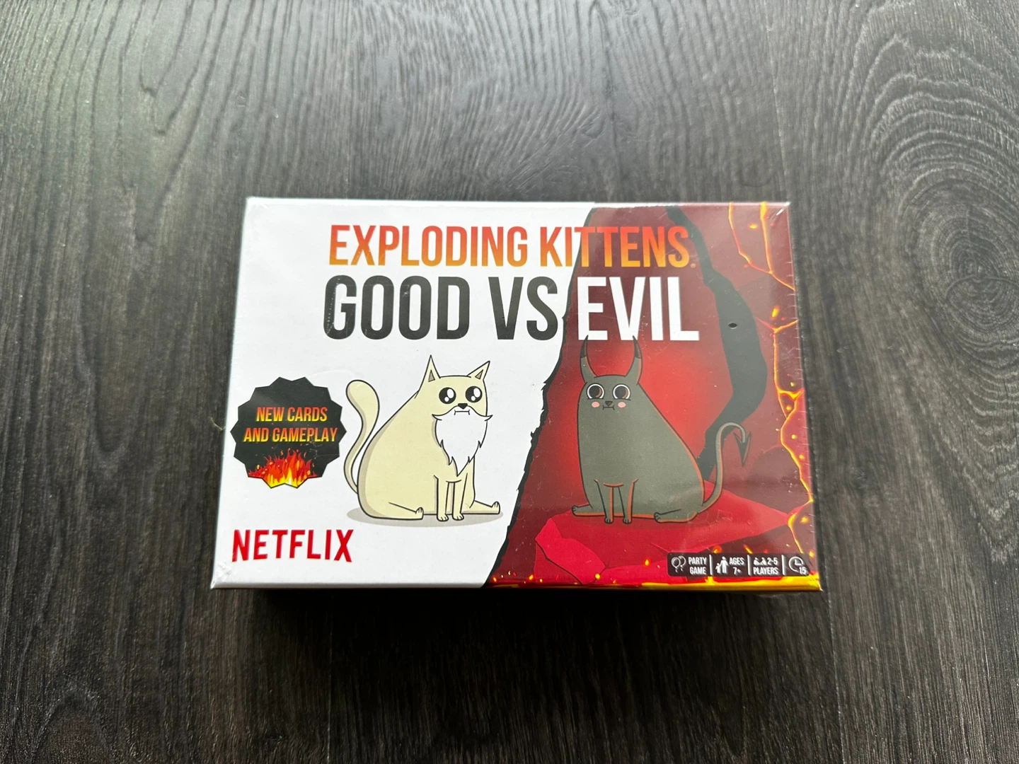 Exploding Kittens Good vs Evil Card Game - New