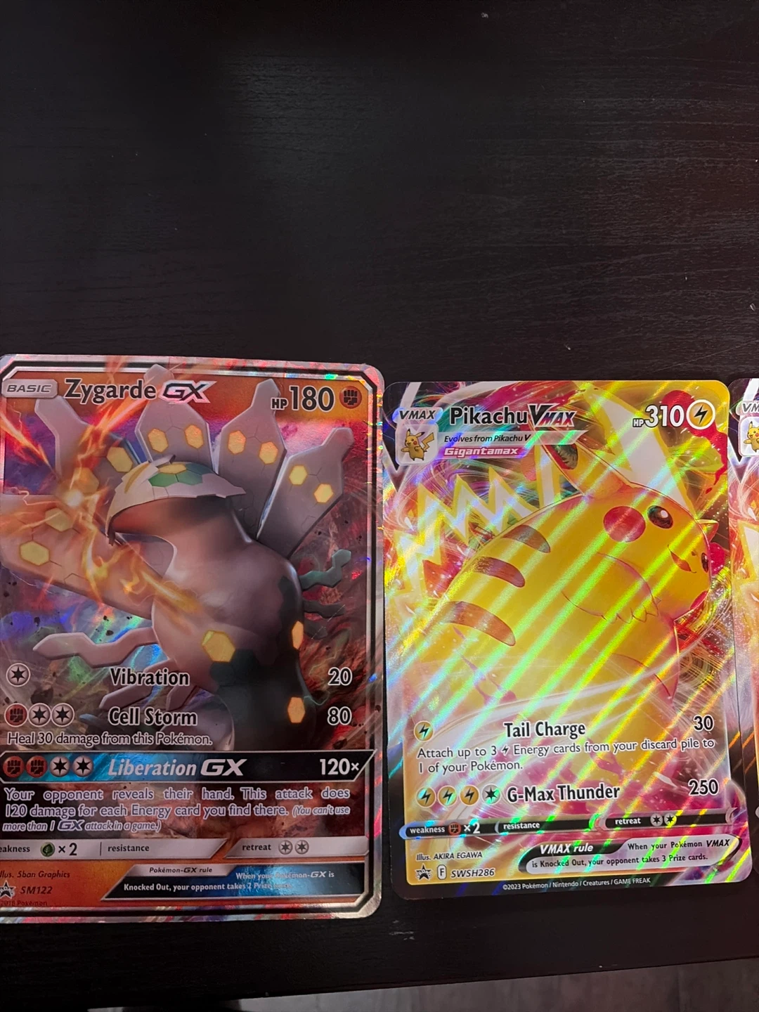 Set of 6 Pokemon Trading Cards