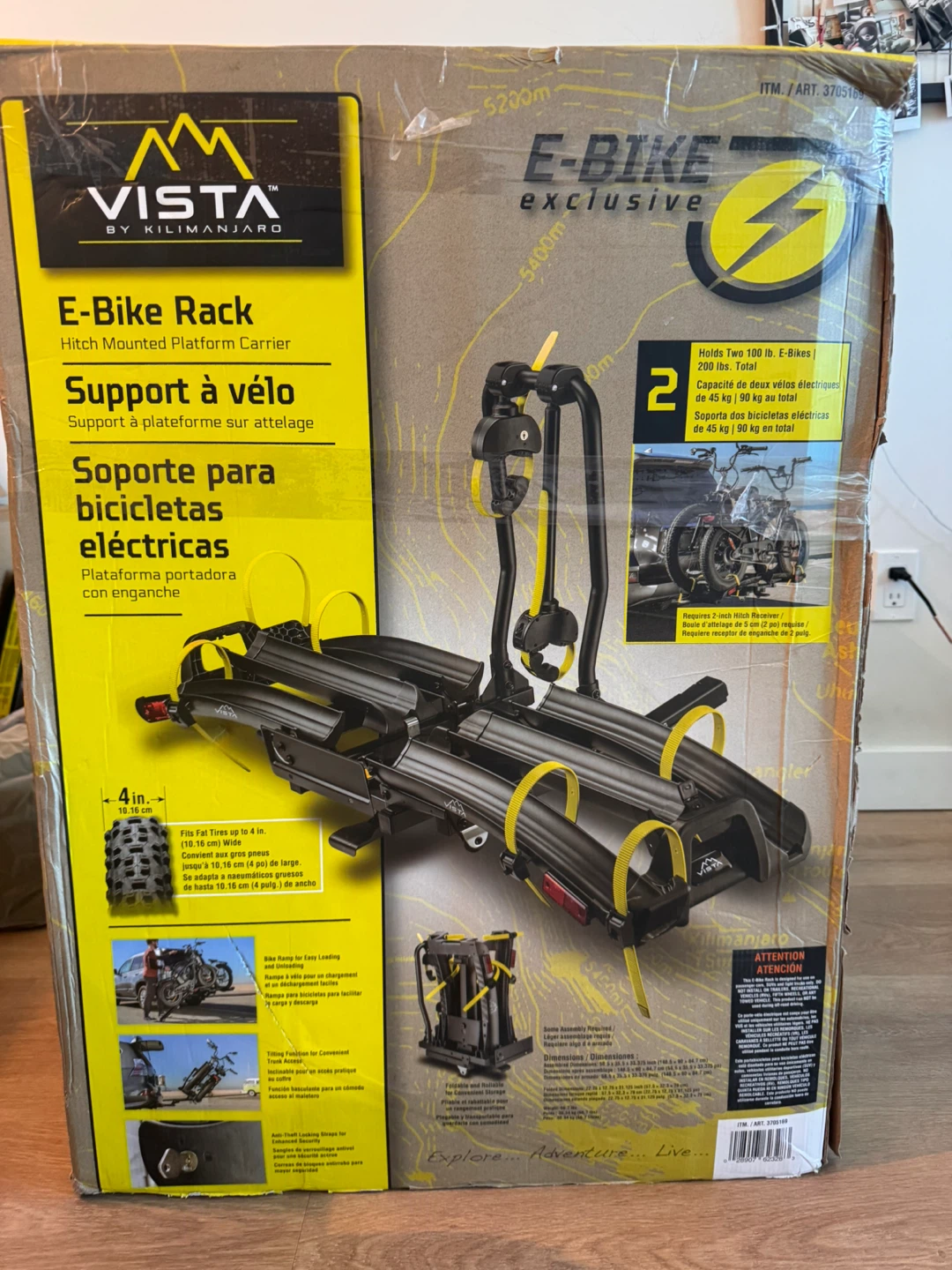 Vista by Kilimanjaro e-bike rack