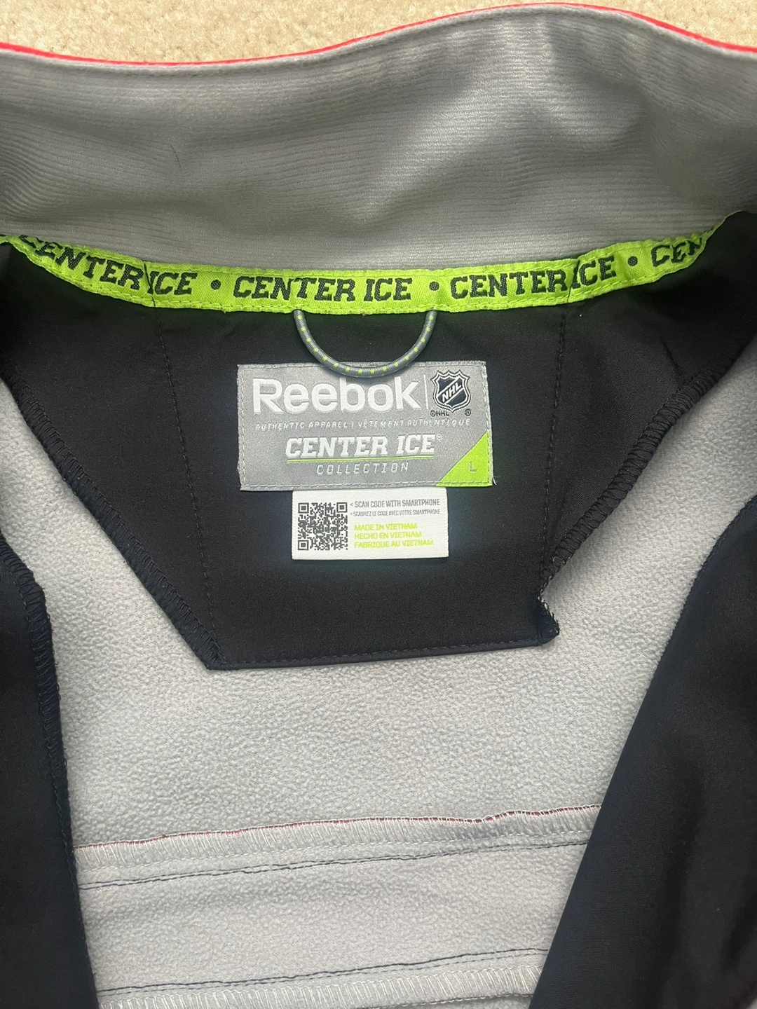 Reebok Calgary Flames Center Ice Jacket Large - photo 2