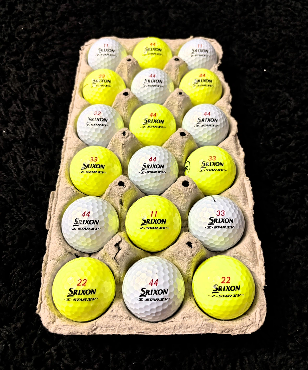 18 Srixon Z-Star XV Divide Golf Balls - photo 2