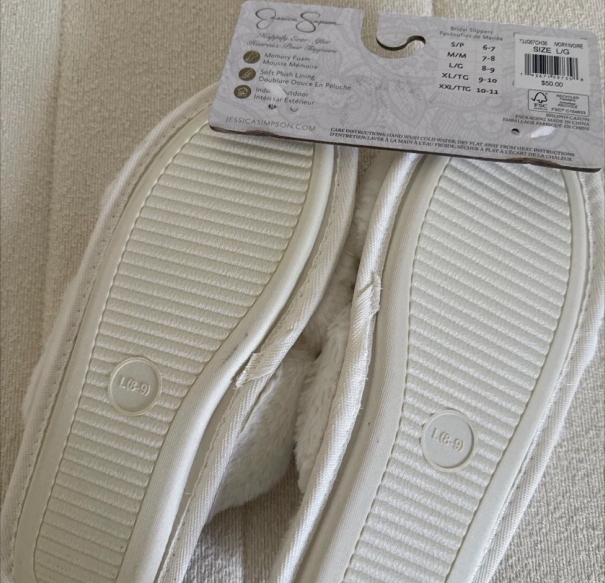 Jessica Simpson Bridal Slippers - photo 3