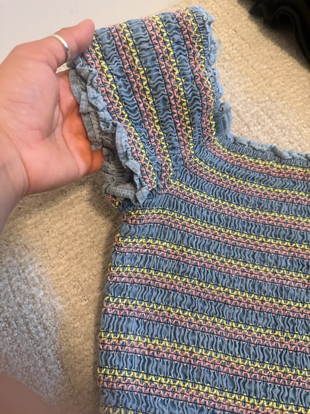 Forever 21 Smocked Off-Shoulder Top - photo 2
