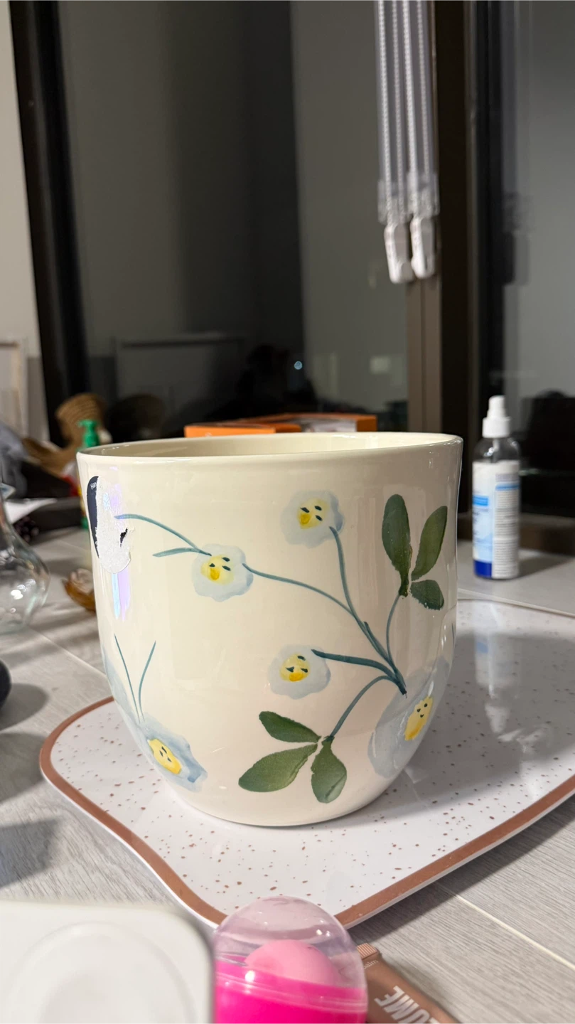 Floral Ceramic Pot