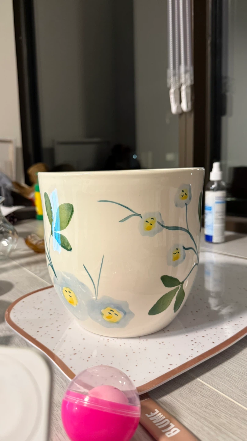 Floral Ceramic Pot - photo 2