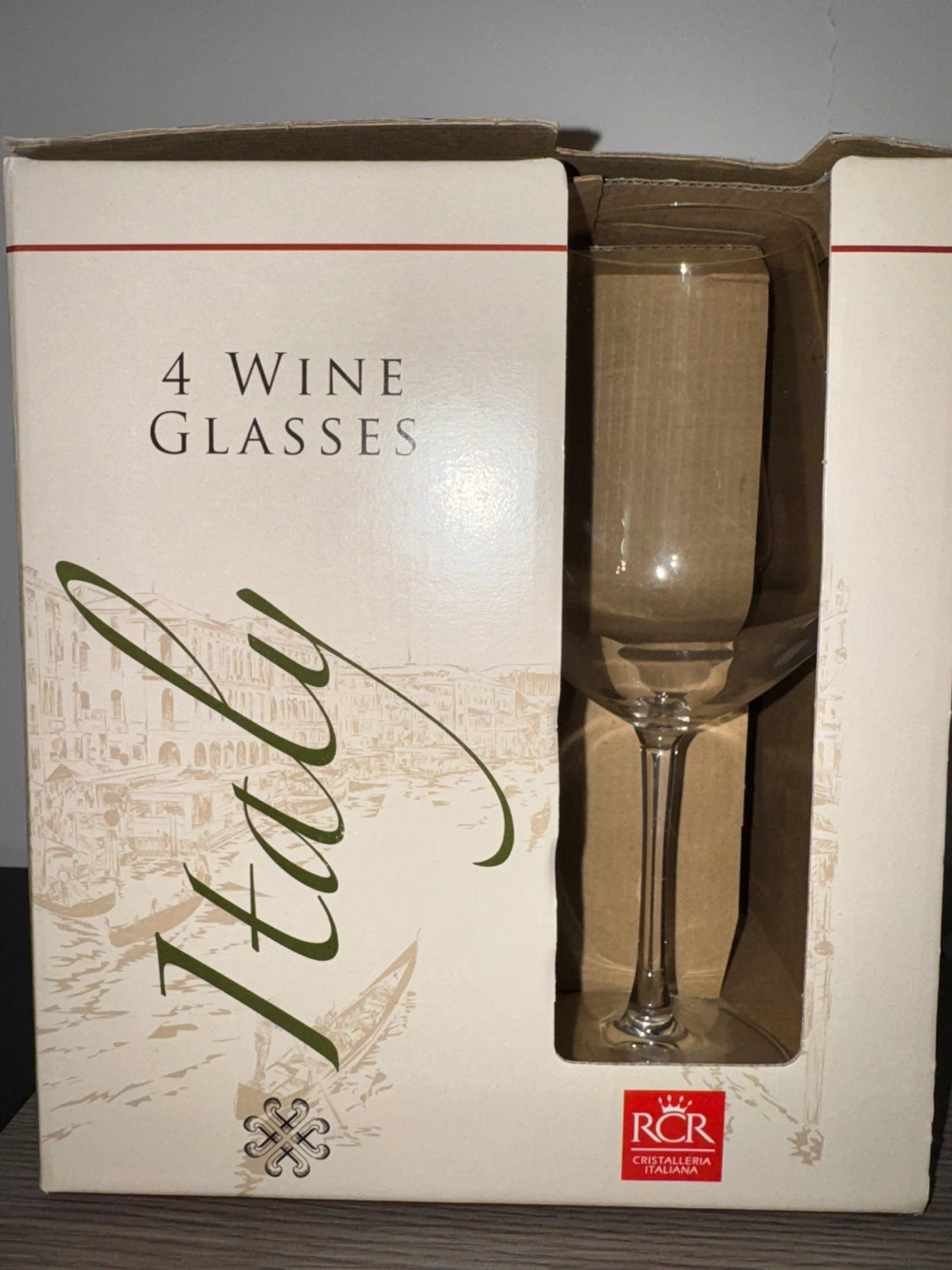 RCR Cristalleria Italiana 4 Wine Glasses - photo 2