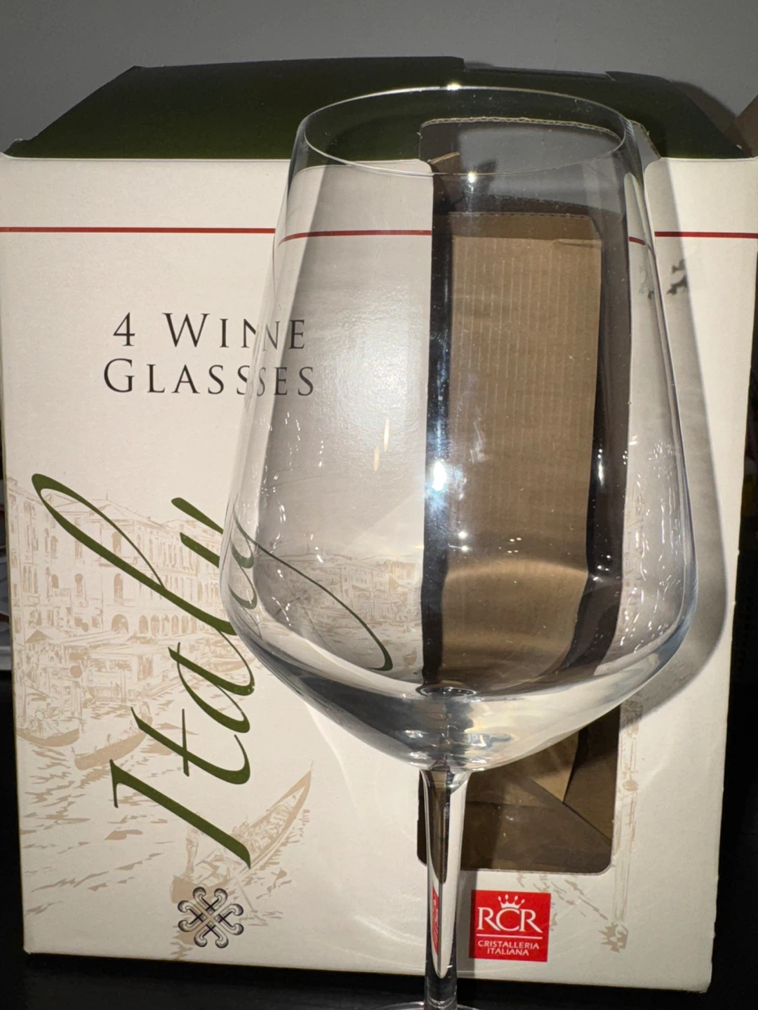 RCR Cristalleria Italiana 4 Wine Glasses - photo 3