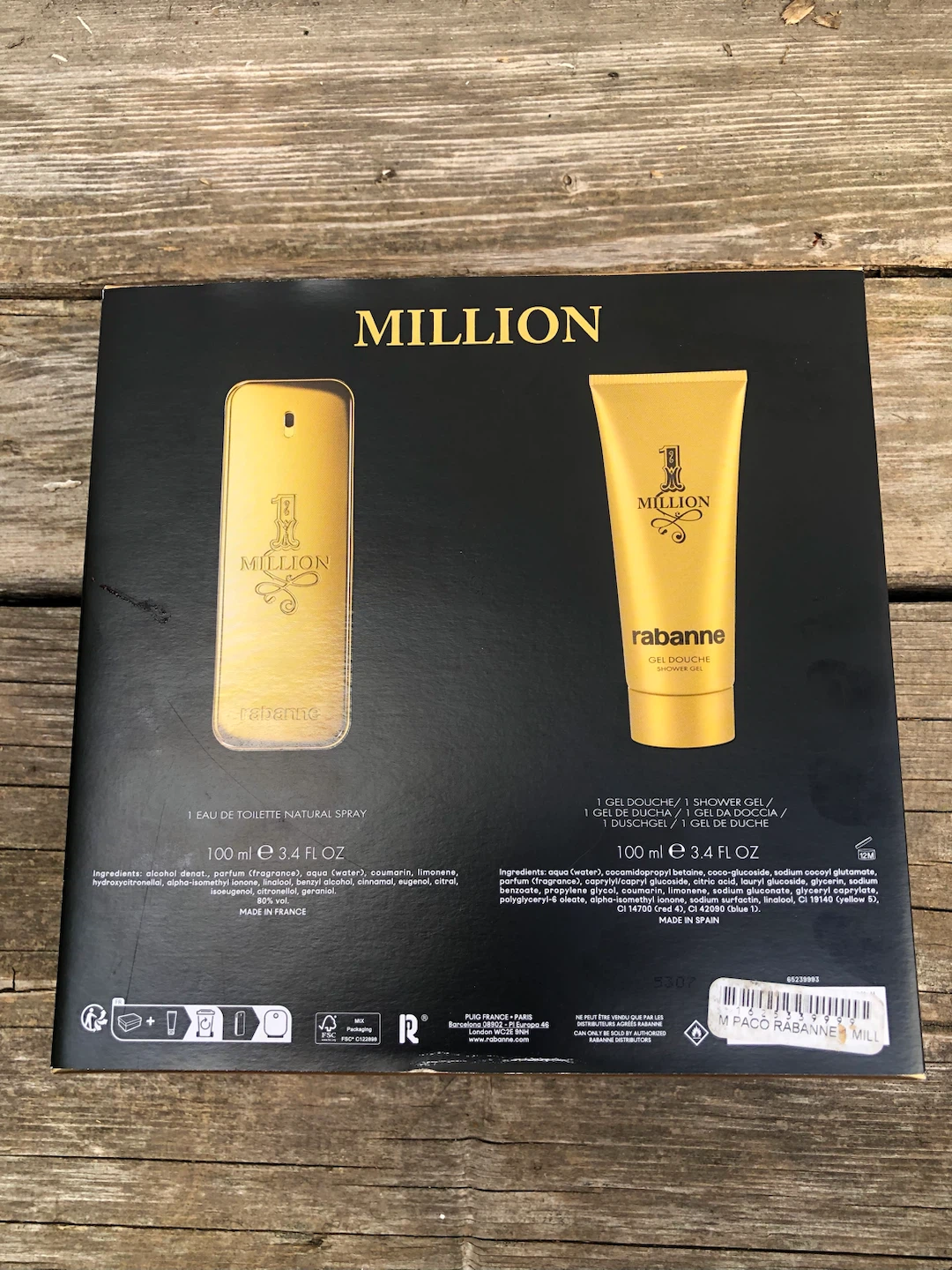 Authentic Rabanne 1 Million Gift Set 100ml - photo 5