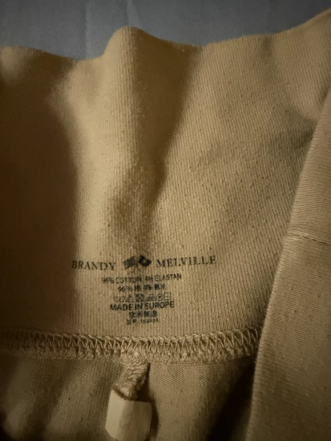 Brandy Melville Beige Flare Pants - photo 2