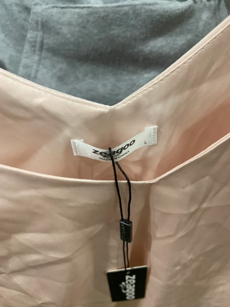 Zeagoo Pale Pink Tank Top