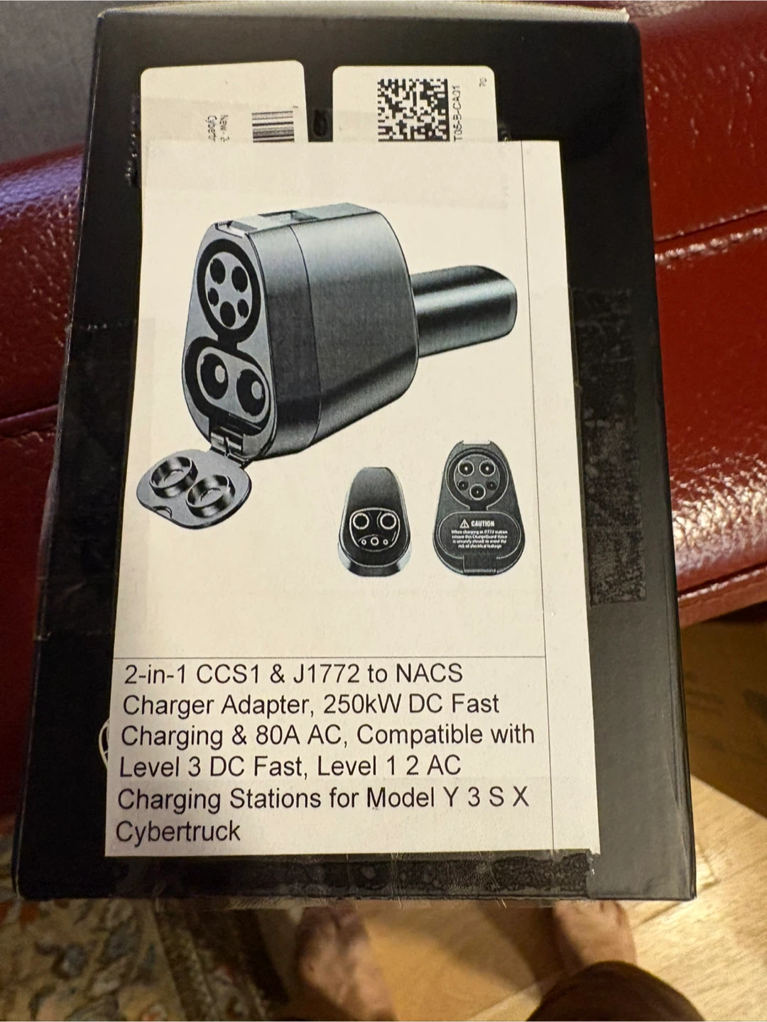 2-in-1 CCS1 & J1772 to NACS Charger Adapter