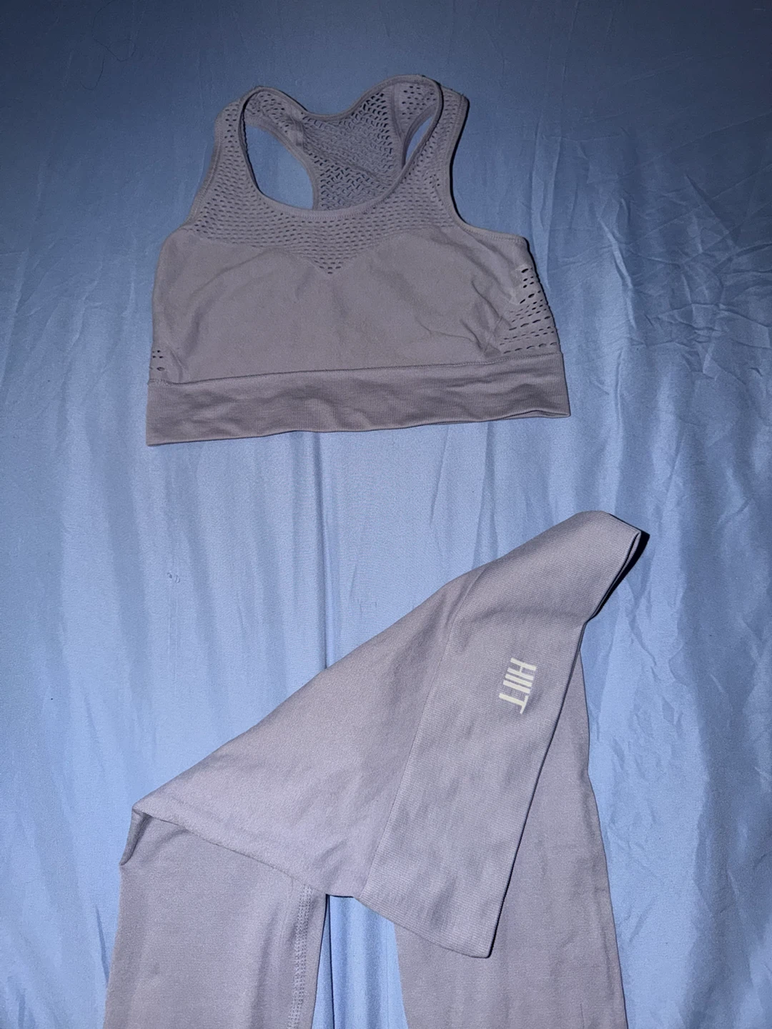 HIIT Seamless Workout Set - Light Purple - XS - photo 2