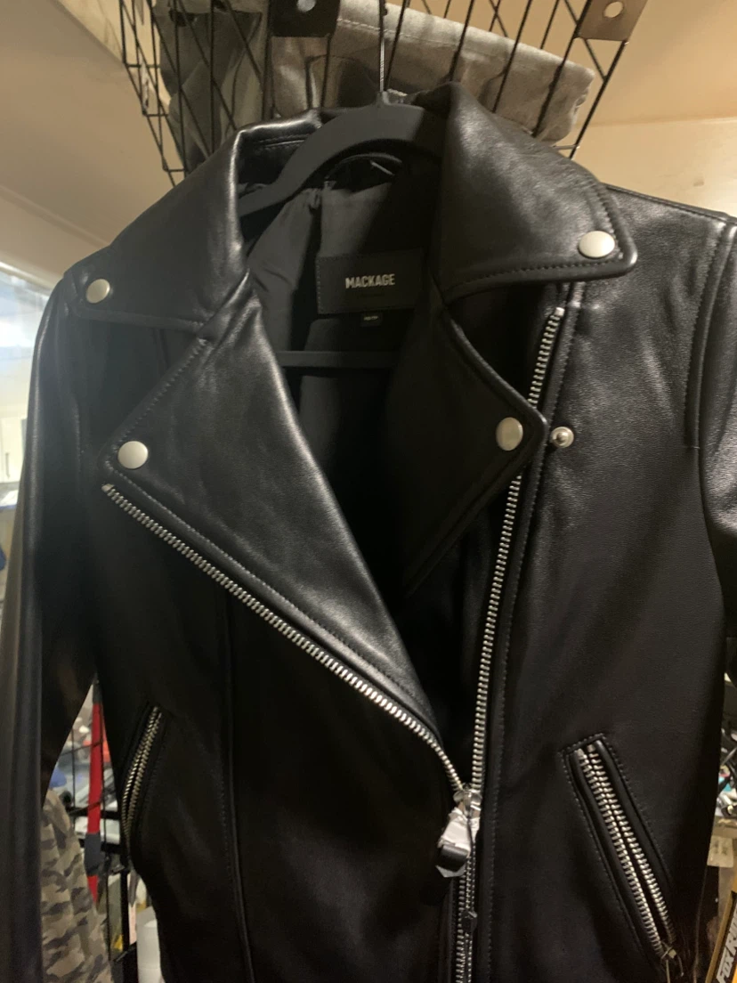 Mackage Kylie-O Leather Jacket - Black